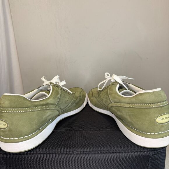 Rockport Prowalker Men’s Casual Tennis Shoes Green Suede Size 11.5 M Rare - Picture 7 of 10